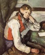 Paul Cezanne Boy in a Red Waistcoat China oil painting reproduction